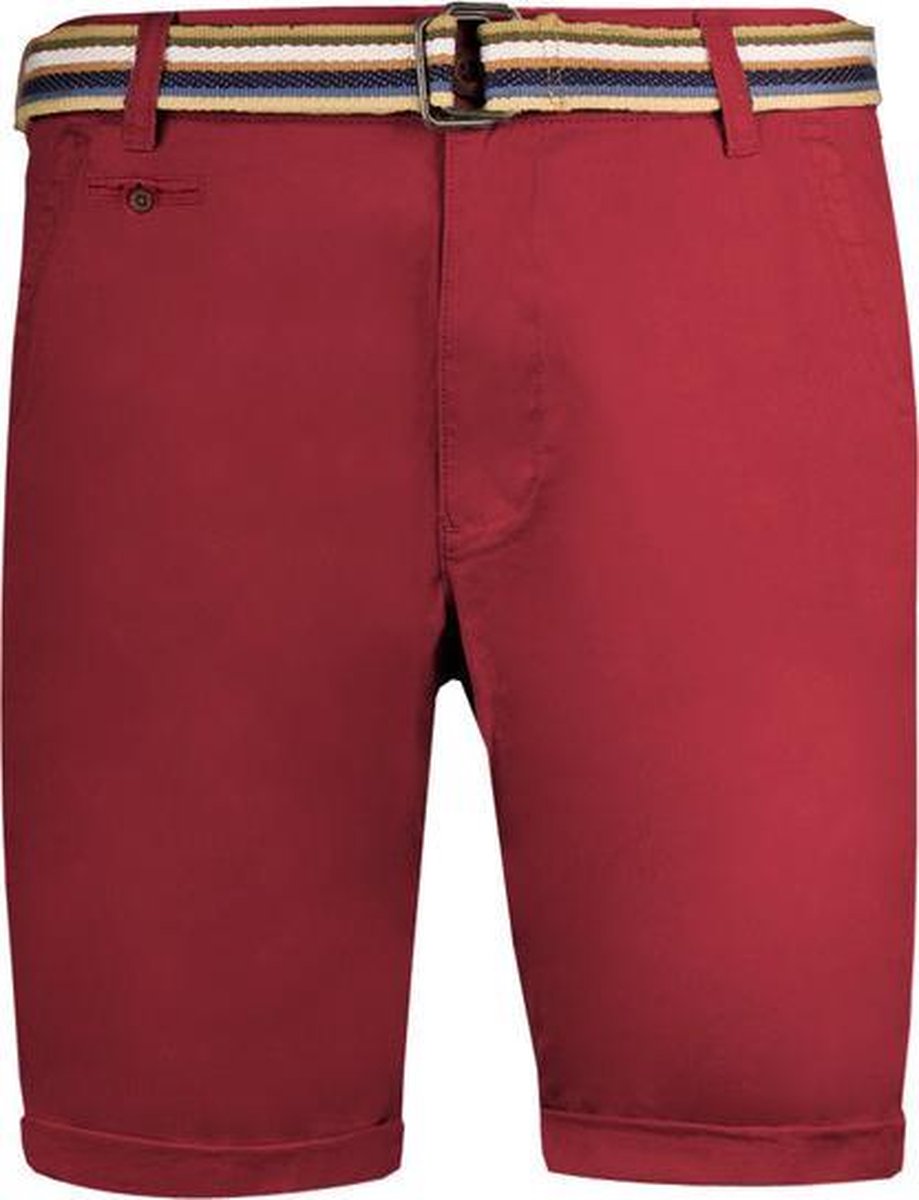 heren korte broek rood maat medium (48)