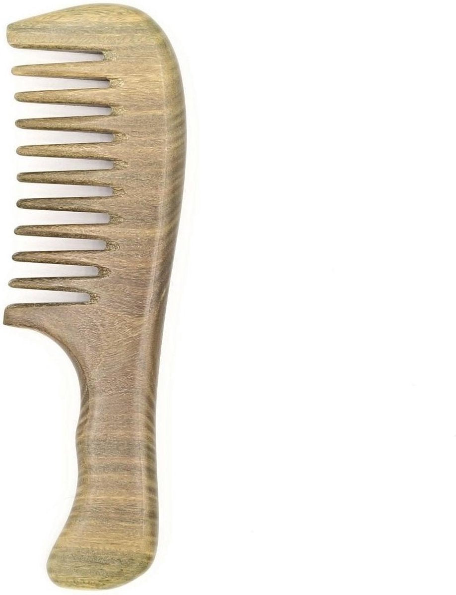 Sandelhout Kam | Handmade Sandalwood Comb | Plasticvrije Houten Kam | Anti-Static Hair Comb | Duurzame