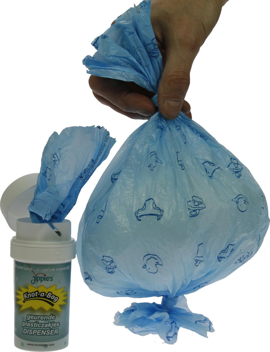 Jippie's Wegwerp Luierzakje (dispenser + navulling) - Transparant