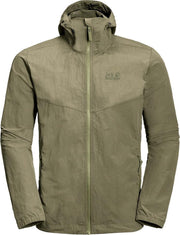 Jack Wolfskin Everyday Outdoor Outdoorjas Heren - Khaki - Maat XL