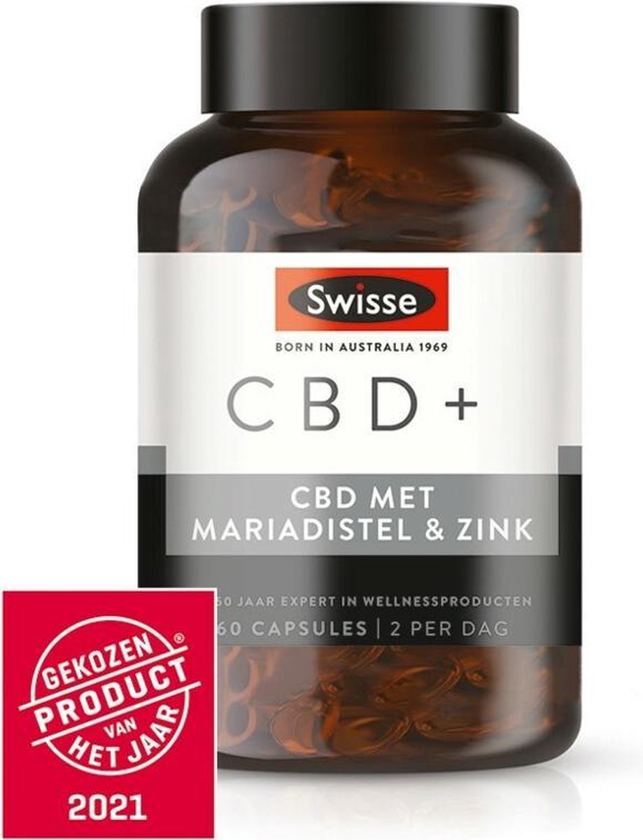 Swisse CBD+ Mariadistel 60 capsules