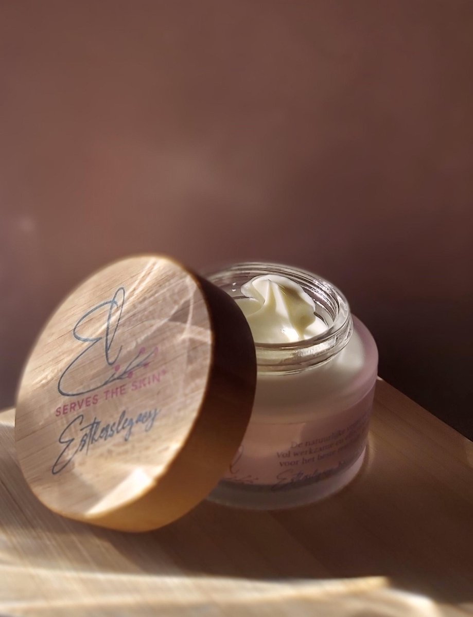Estherslegacy-Skinfood-Anti-aging-100% Natuurlijk-Biologisch-Vegan-Parfumvrij-Dierproefvrij-Chemicaliënvrij-Ontdek het geheim van ABC-Crème-Rijpere Huid-Dag & Nachtcrème-50ML