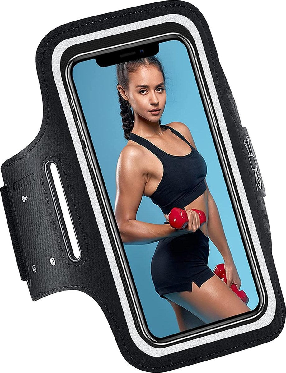 Hardloop Armband Telefoon | Samsung Galaxy Note 10 Plus | Hardloop Armband | Hardloop Telefoonhouder Samsung Galaxy Note 10 plus | Hardloop Telefoonhouder | Hardloop Armband