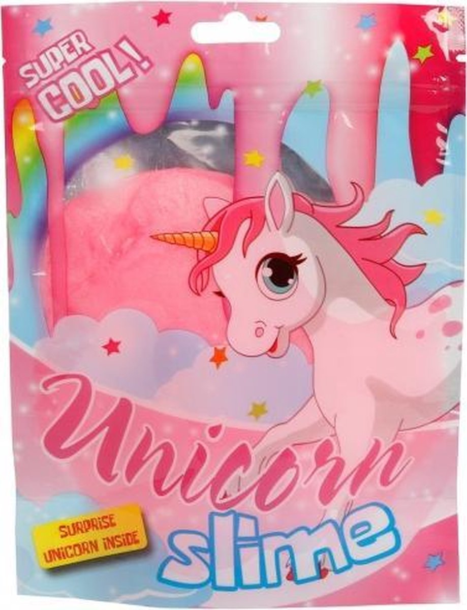 Unicorn Slijmeenhoorn In Hersluitbare Foliezak