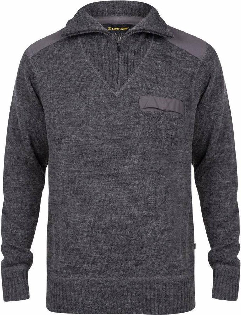 Life-Line Brooksville - Heren - trui - XXL - grijs