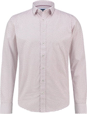 Shirt Aop Stretch Mc13 0100 08 Red Fence