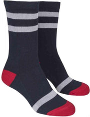 Urban Classics Sokken -35/38- Multicolor 2-Pack Blauw/Rood