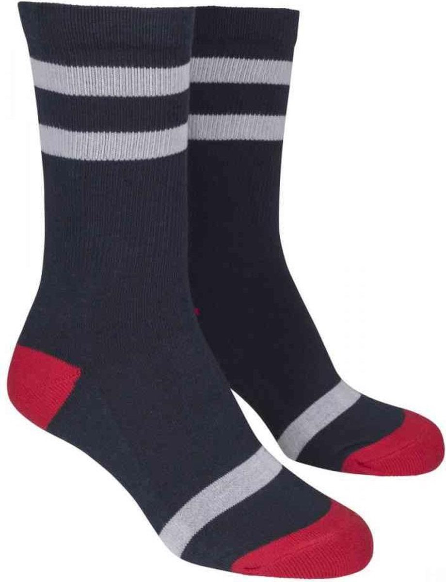 Urban Classics Sokken -35/38- Multicolor 2-Pack Blauw/Rood