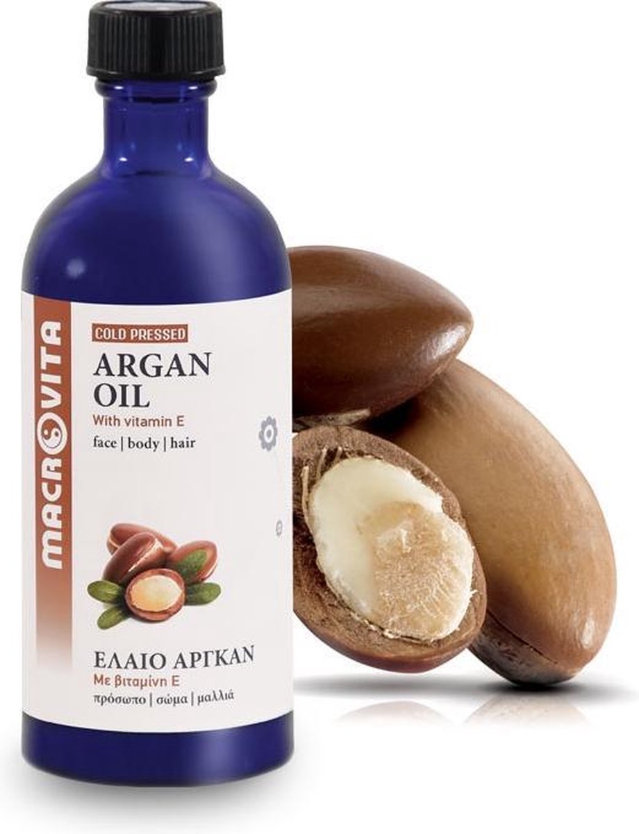 Macrovita Koudgeperste Arganolie - Huidolie