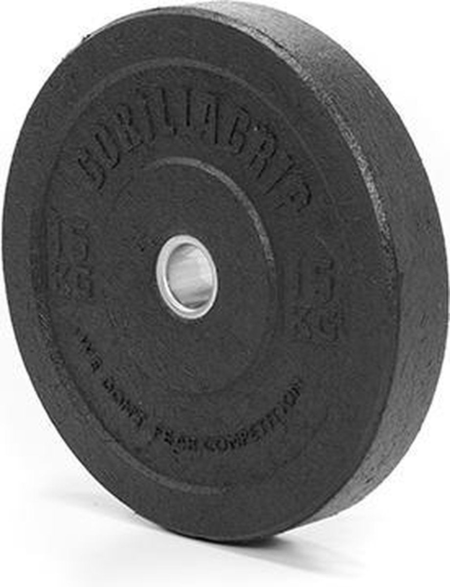 GorillaGrip - HiTemp Bumperplate - Zwart - 15KG