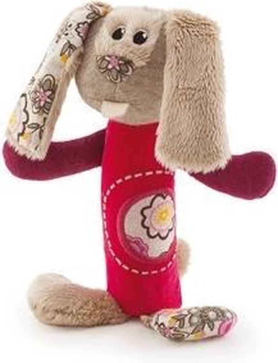 Trudi Knijp Knuffel Konijn Augustin 15 Cm Grijs