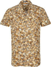 No-Excess KM Overhemd Bladeren Multicolour - maat L