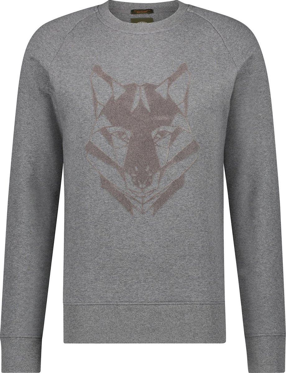 Haze&Finn Pullover Ronde Hals Grijs (MU15-0403 - LGM)