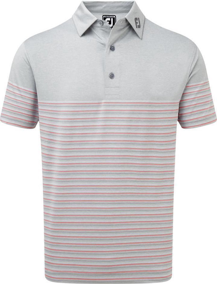 Footjoy Polo - Lisle Pinstripe - M