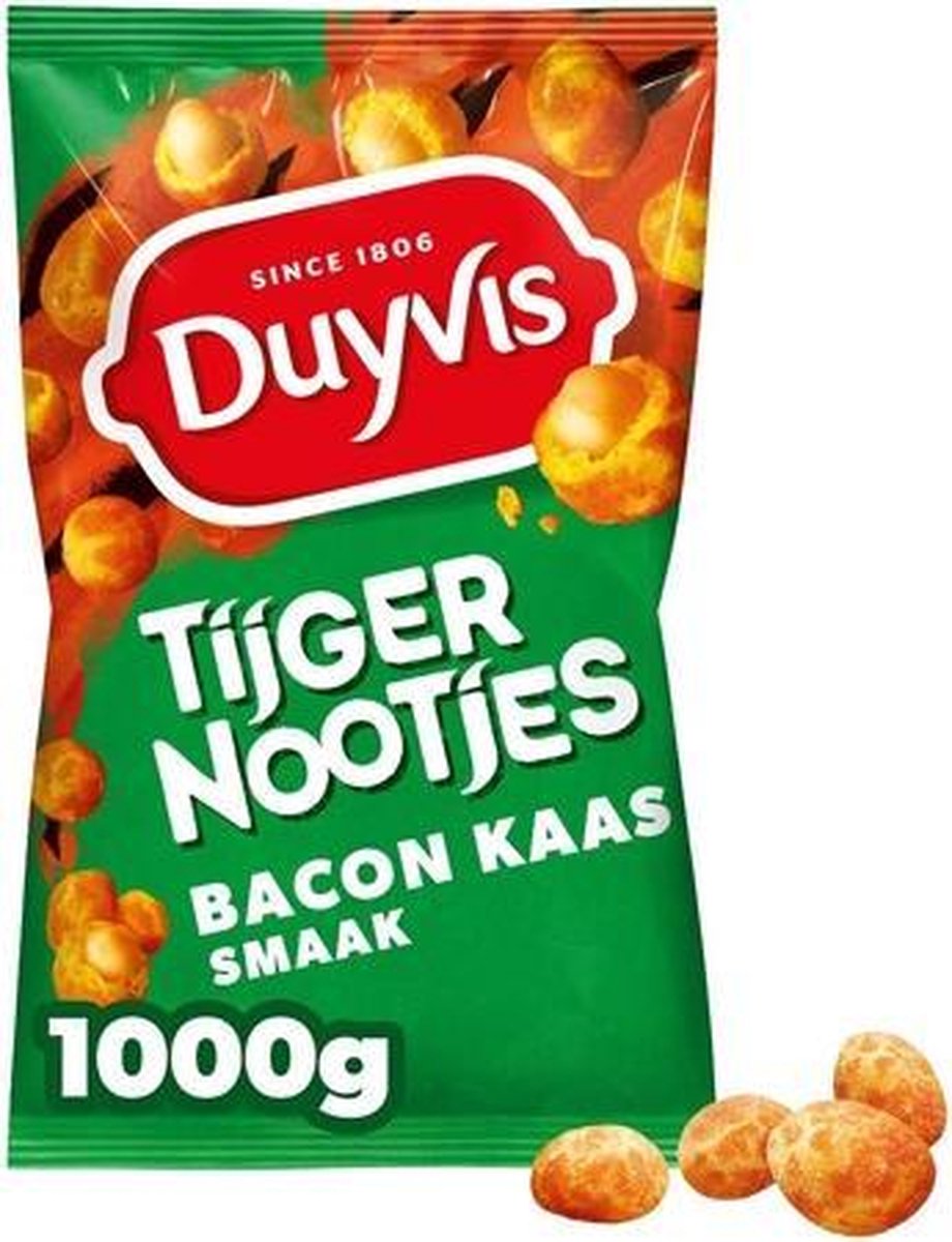Duyvis - Tijgernootjes Bacon Kaas - 1kg