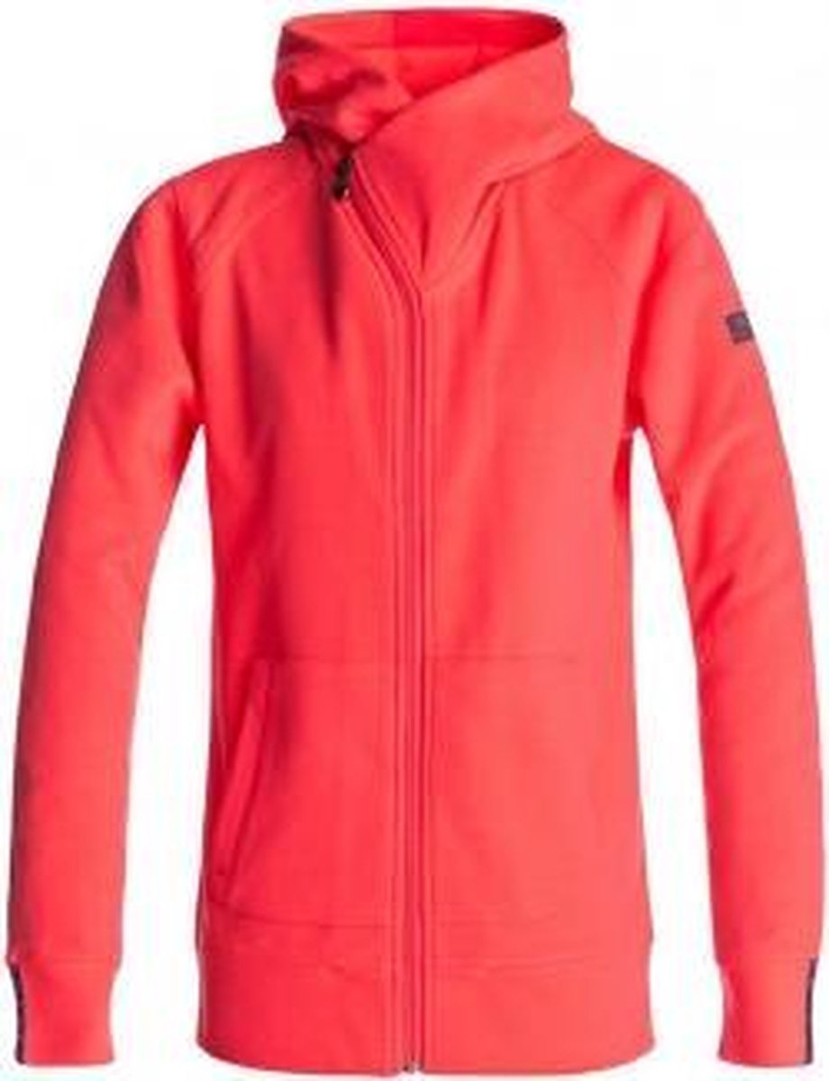 Roxy fleece - Wrap it Up - dames -  Neon Grapefruit - maat XL