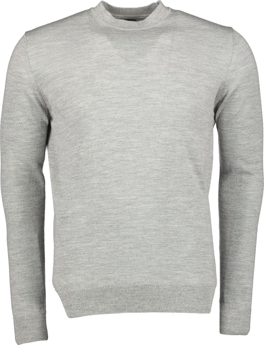 Nils Pullover - Slim Fit - Grijs - L