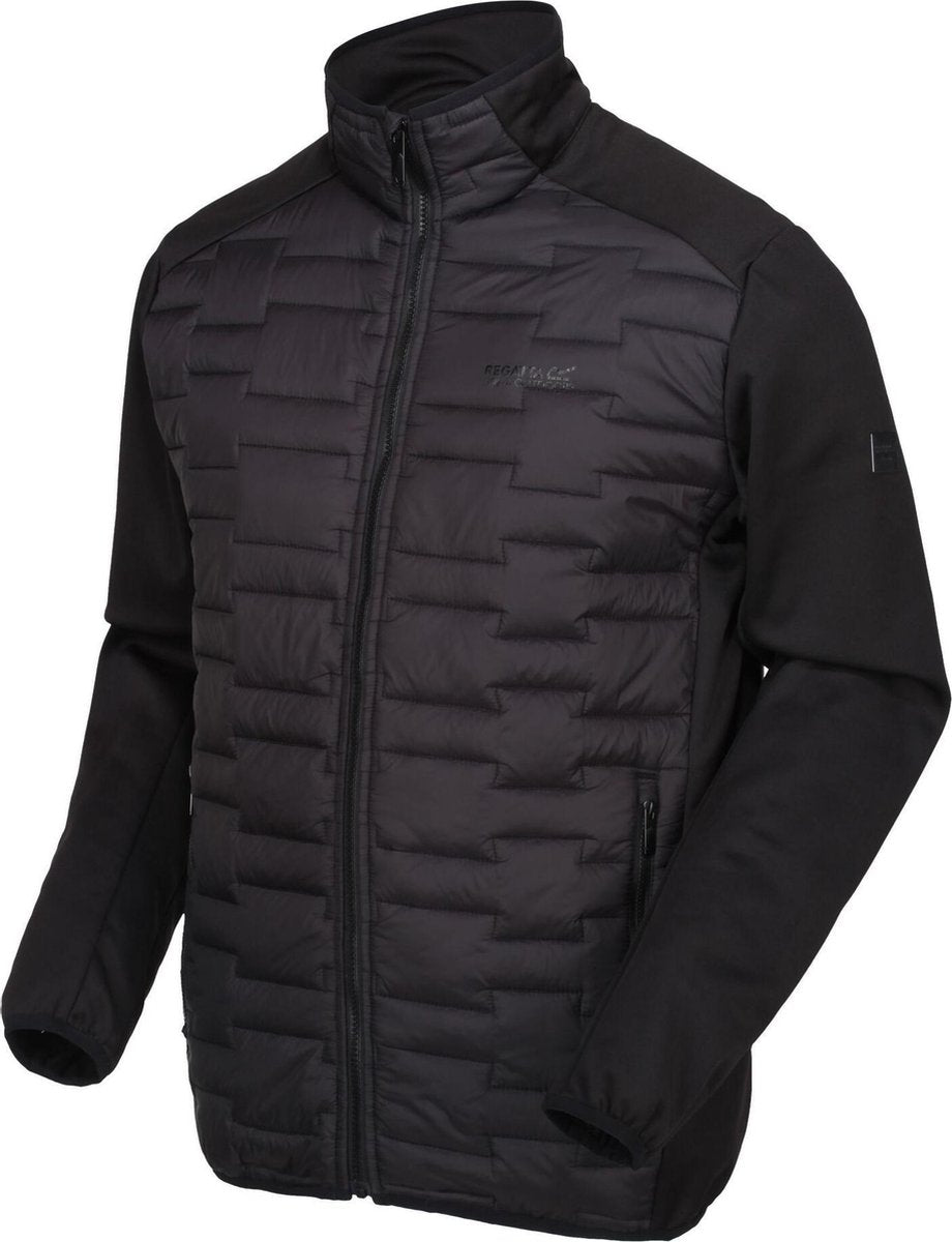 Regatta Wandeljas Clumber Heren Synthetisch Dons Zwart Maat M