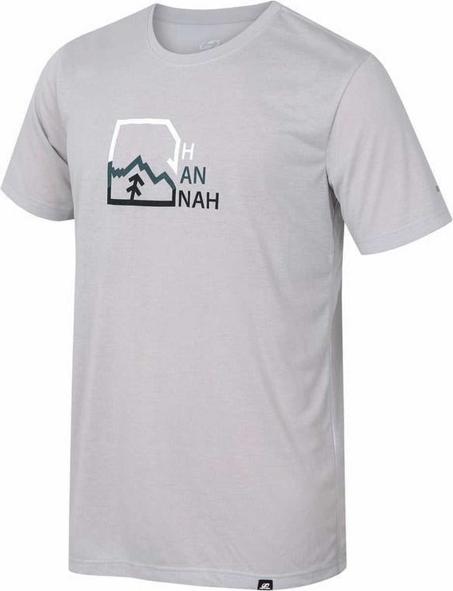 Hannah T-shirt Bite Heren Polyester Grijs Maat S