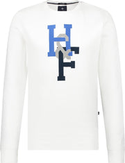 Haze&Finn Pullover Ronde Hals Wit (MC15-0405 - BlancdeBlanc)