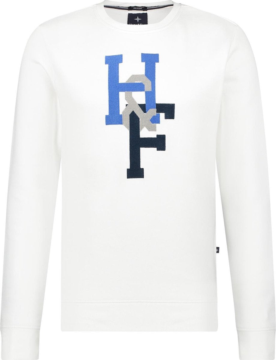 Haze&Finn Pullover Ronde Hals Wit (MC15-0405 - BlancdeBlanc)