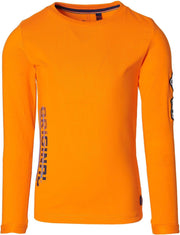 Quapi longsleeve Daris oranje voor jongens - maat 146/152