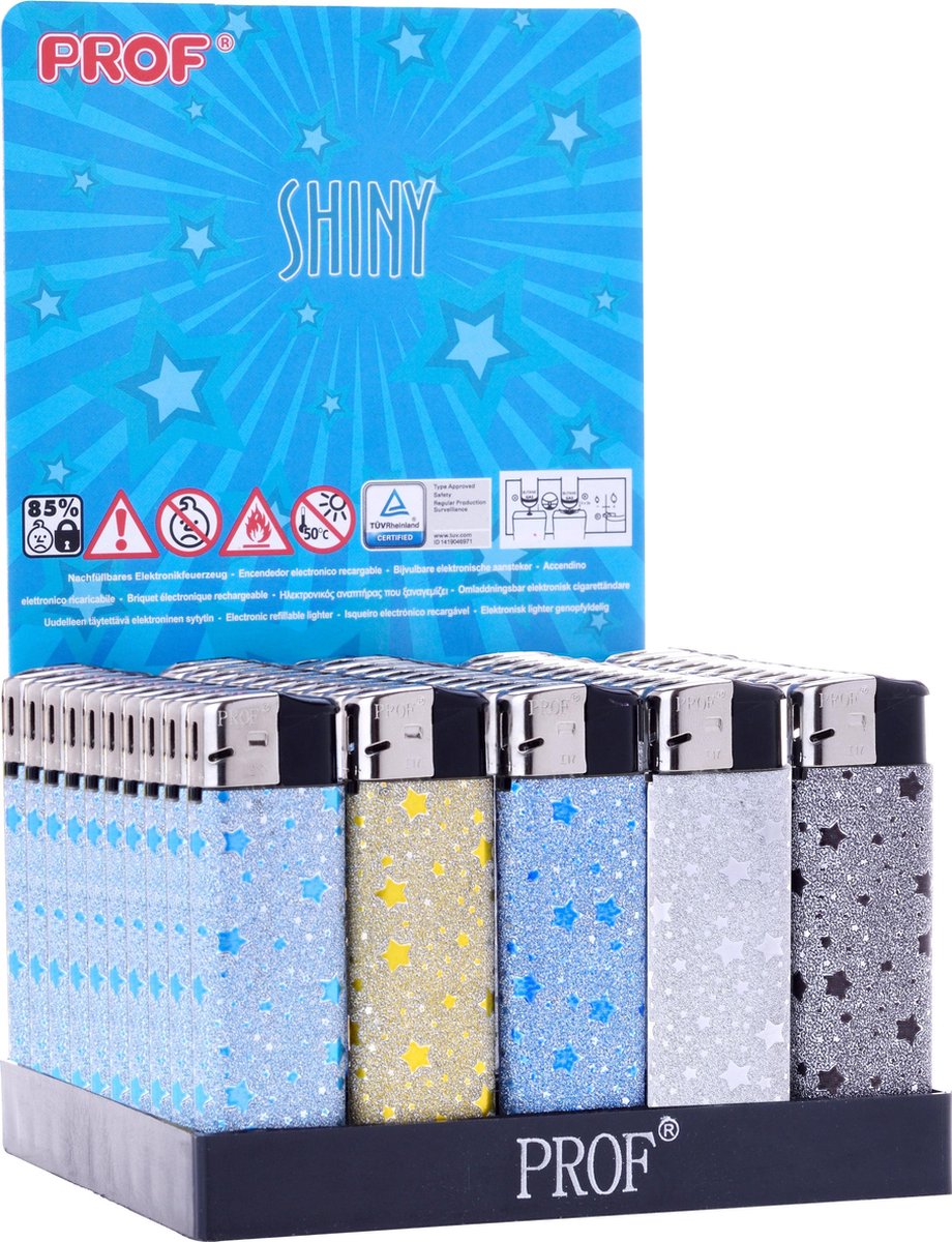aansteker prof shiny star design