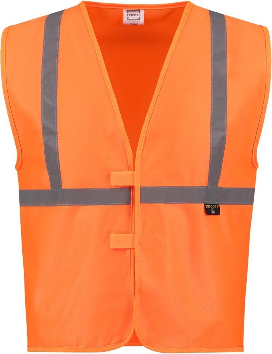 Tricorp - Veiligheidsvest Kinder  - 453020 - fluor oranje - maat 128