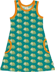 Maxomorra Jurk NS Chameleon Maat 86/92