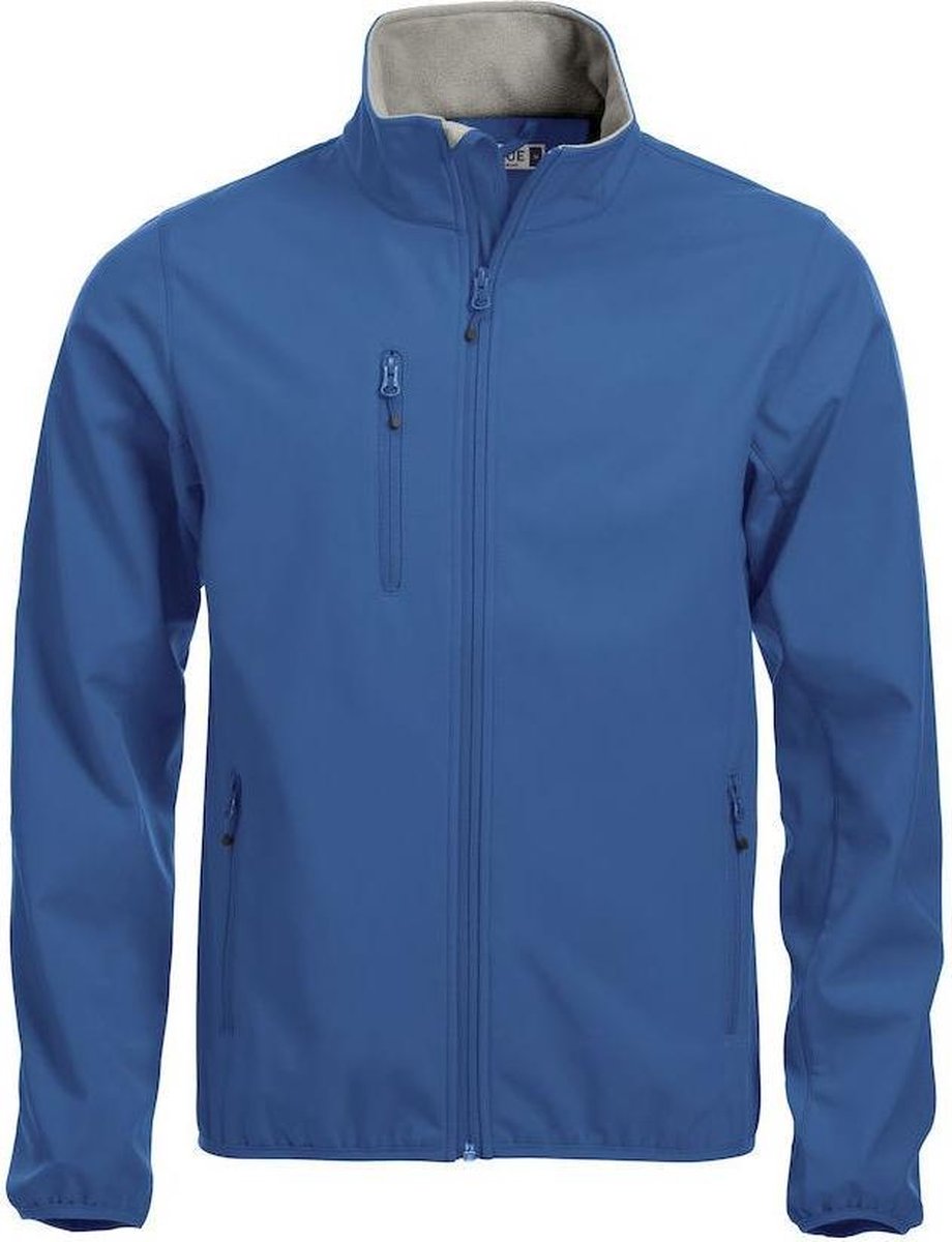 Clique Basic Softshell - Jacket - Blauw- Maat XXXL