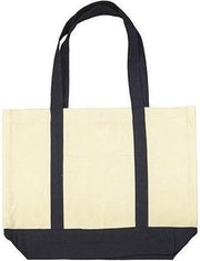 Beige shopper tas 47 x 39 cm