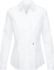 Seidensticker dames blouse slim fit - wit -  Maat: 44