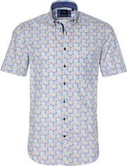 Jac Hensen Overhemd - Modern Fit - Blauw - 5XL Grote Maten
