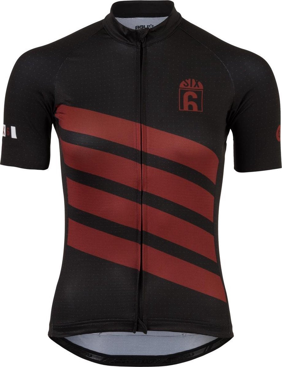 AGU Classic Fietsshirt Six6 Dames Fietsshirt - Maat XL - Zwart