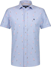 Shirt Aop Stretch Mc15 0101 Flamingo