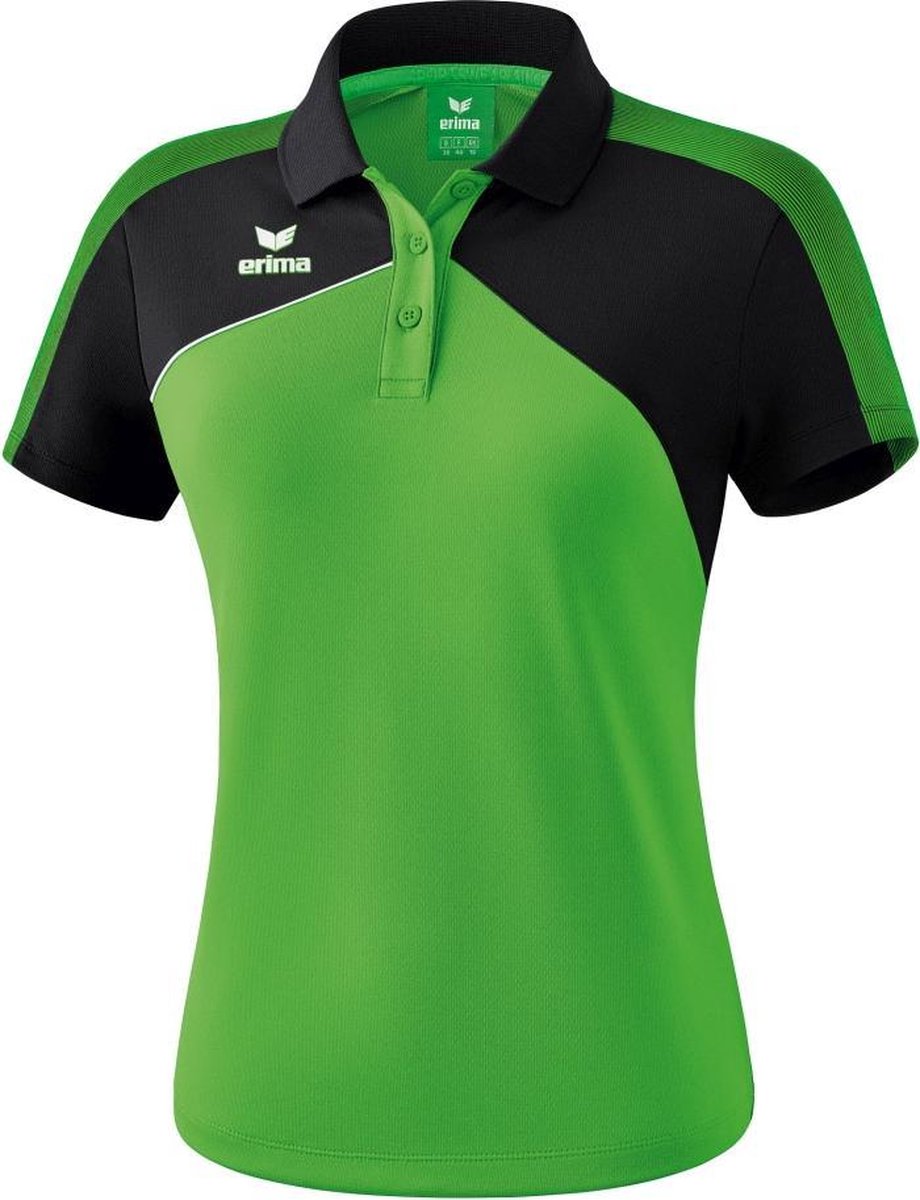 Erima Premium One 2.0 Dames Polo - Voetbalshirts  - groen - 46