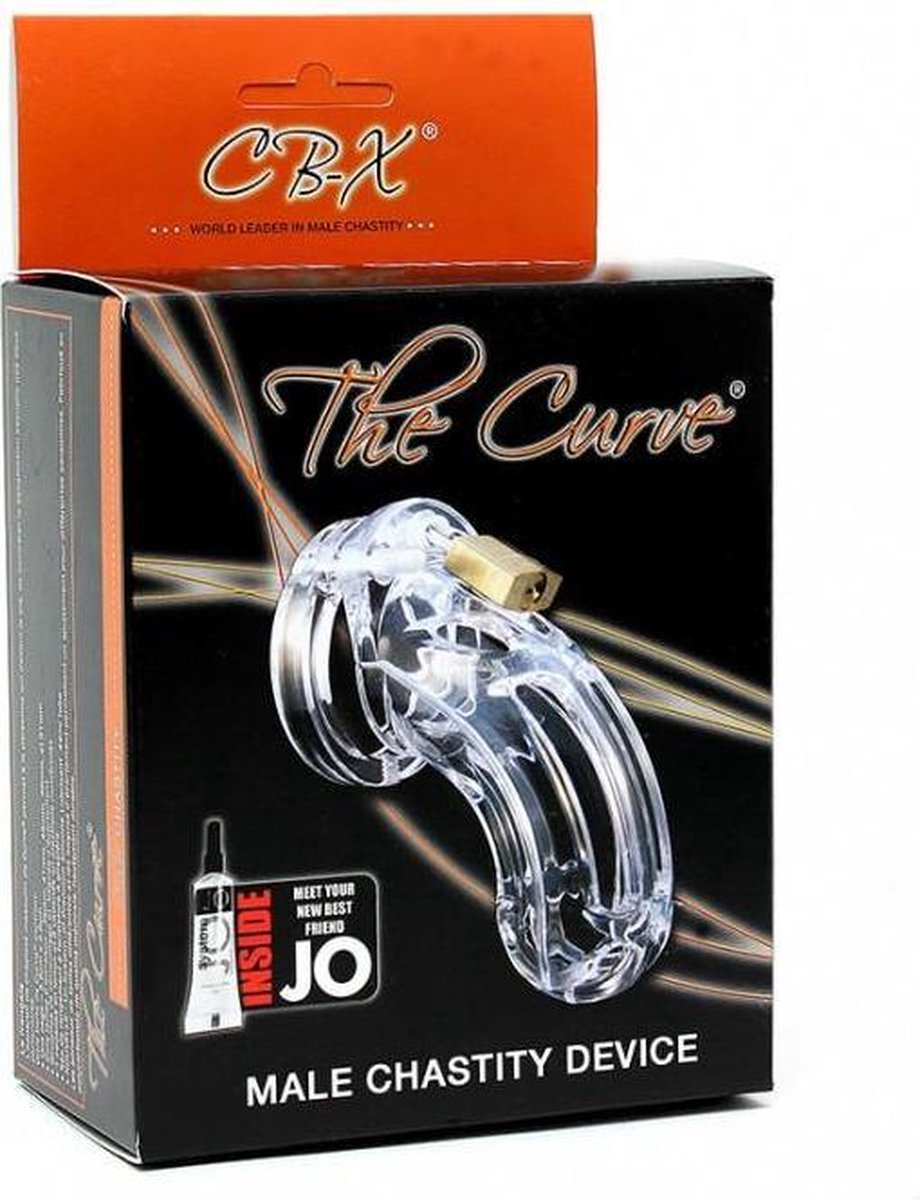 Mister B CBX Penisring THE CURVE CHASTITY CAGE