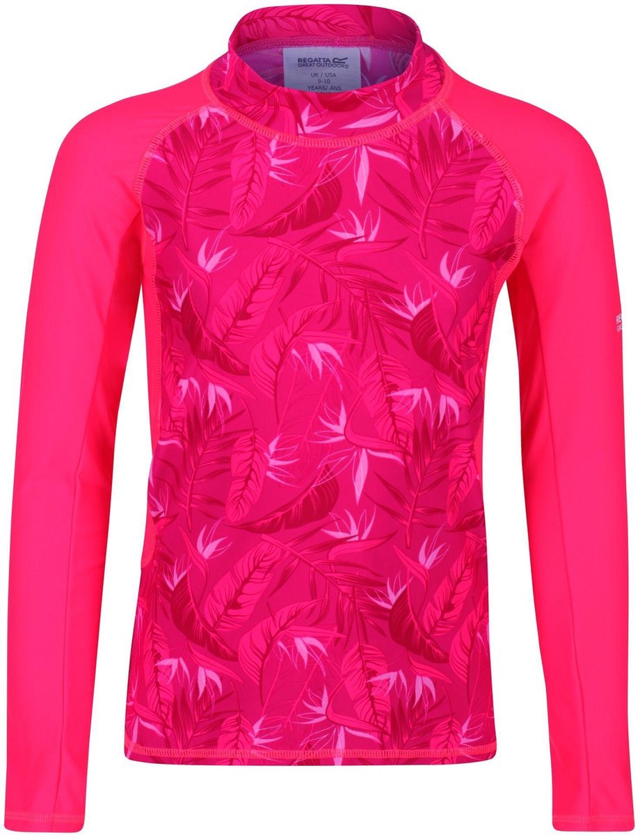 Regatta Zwemshirt Hoku Junior Upf40+ Polyamide Rood Mt 110-116