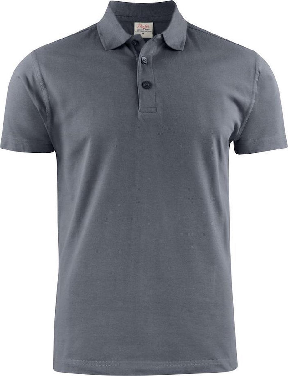 Printer Poloshirt Surf light RSX Man 2265022 Staalgrijs - Maat 5XL