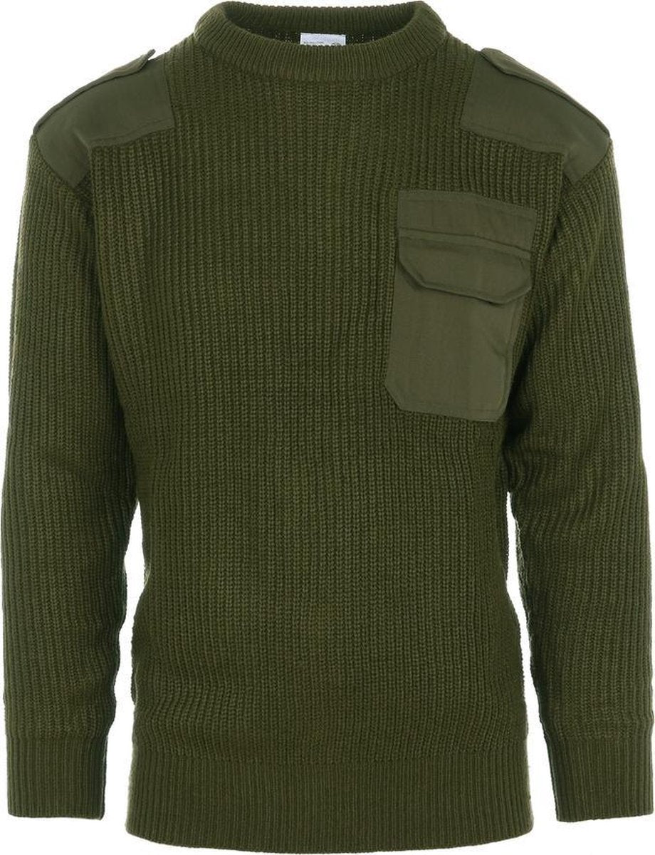 commando trui groen acryl