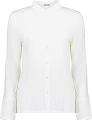 Blouse Top Geisha Poplin Off White