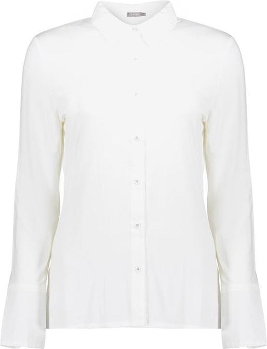 Blouse Top Geisha Poplin Off White