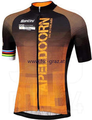 Santini UCI Short Sleeve Jersey Blend Apeldoorn  - Maat M