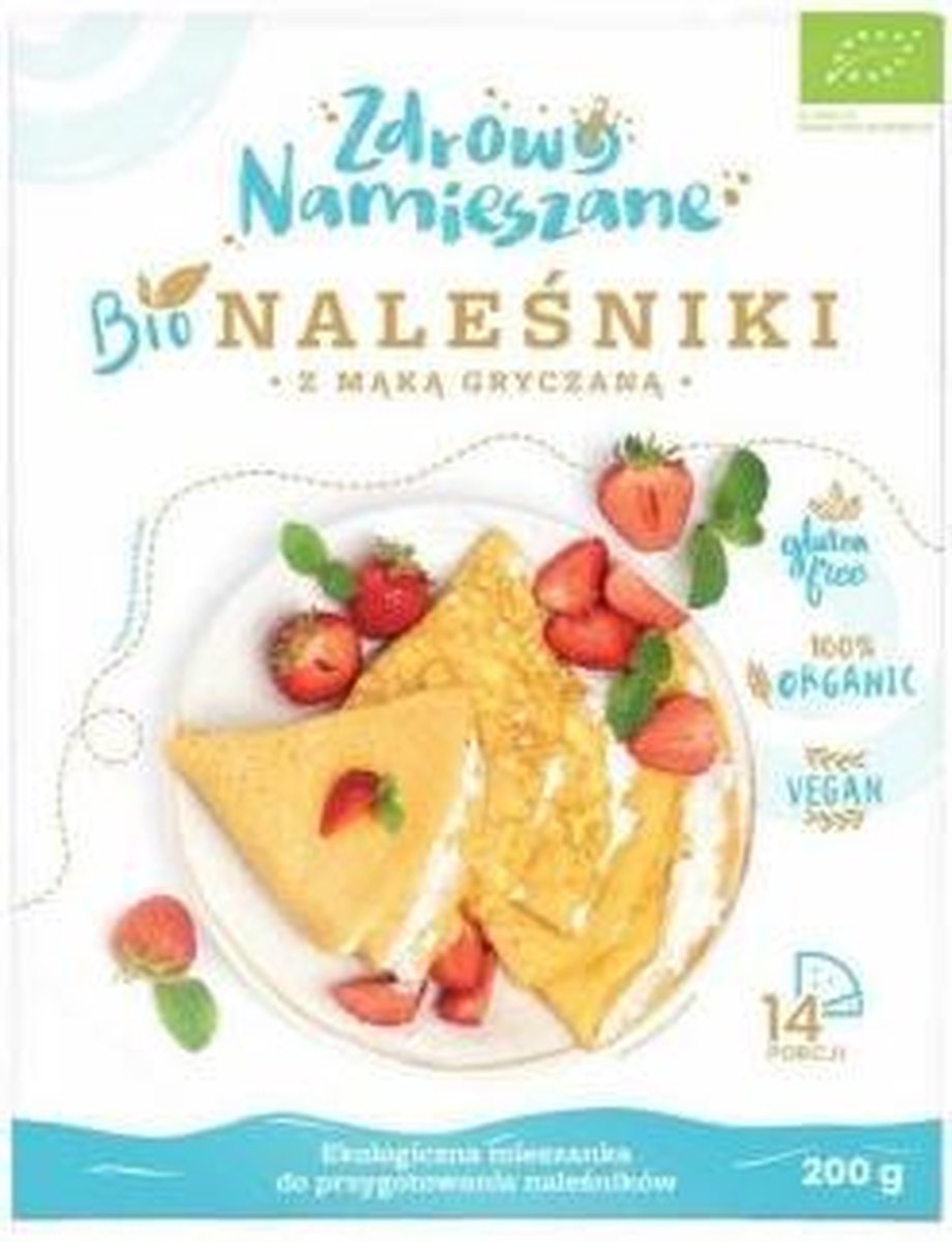 BIO Pannenkoeken met boekweitmeel glutenvrij