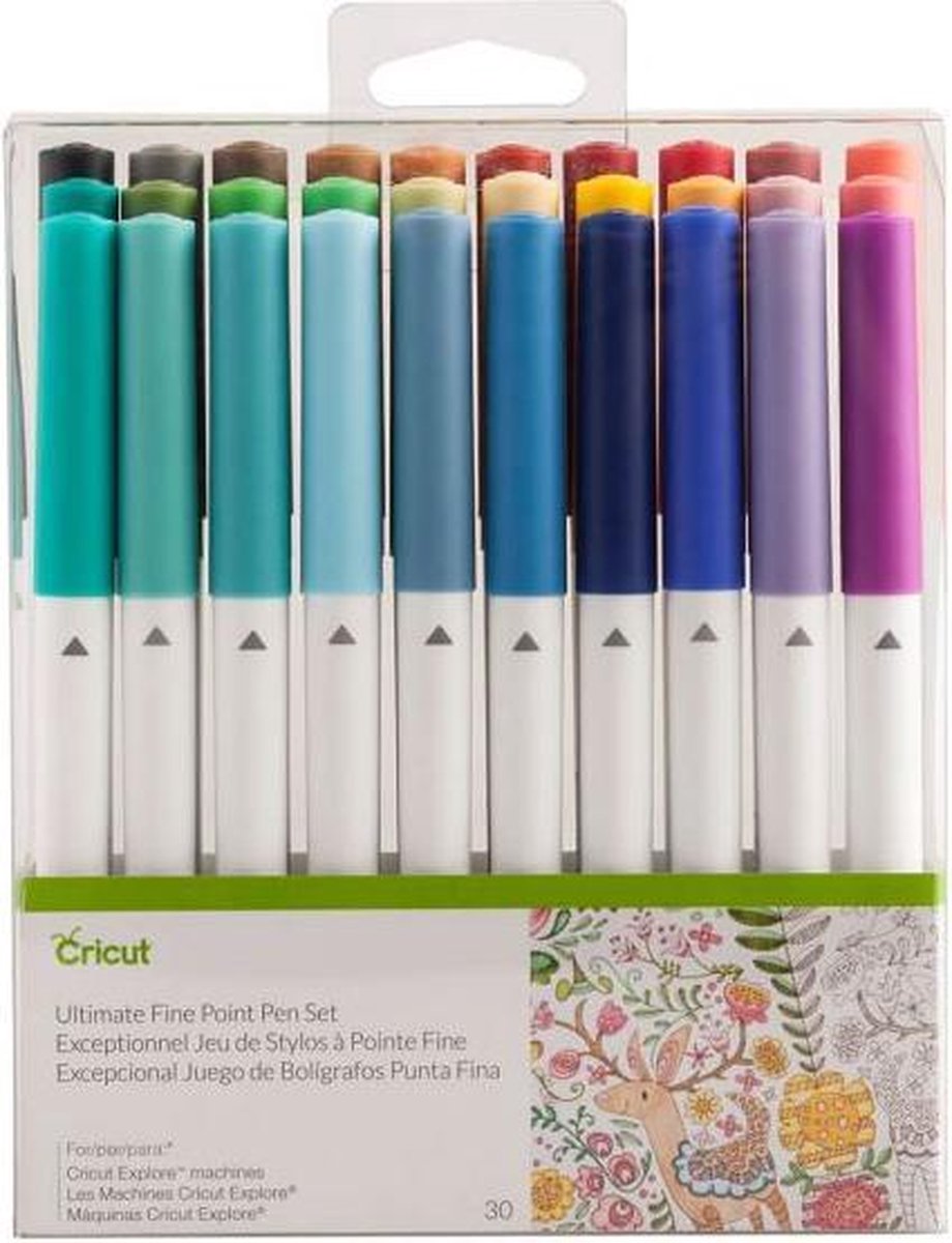 Cricut Pen - Pennenset - fijne punt – Papier - 30 stuks
