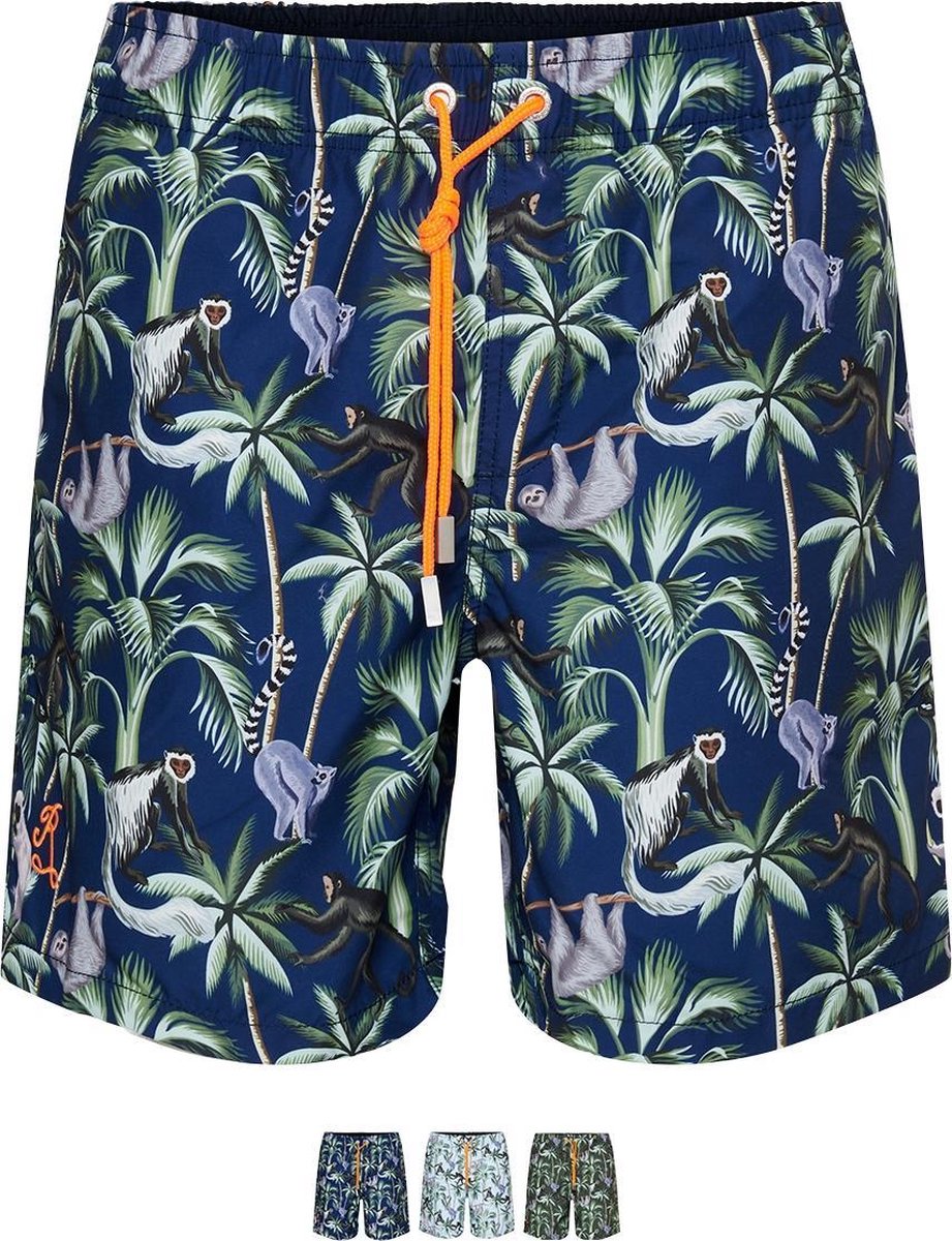 Ramatuelle Zwembroek Heren - Monkey Zwembroek - Maat M  - Kleur  Groen / Khaki