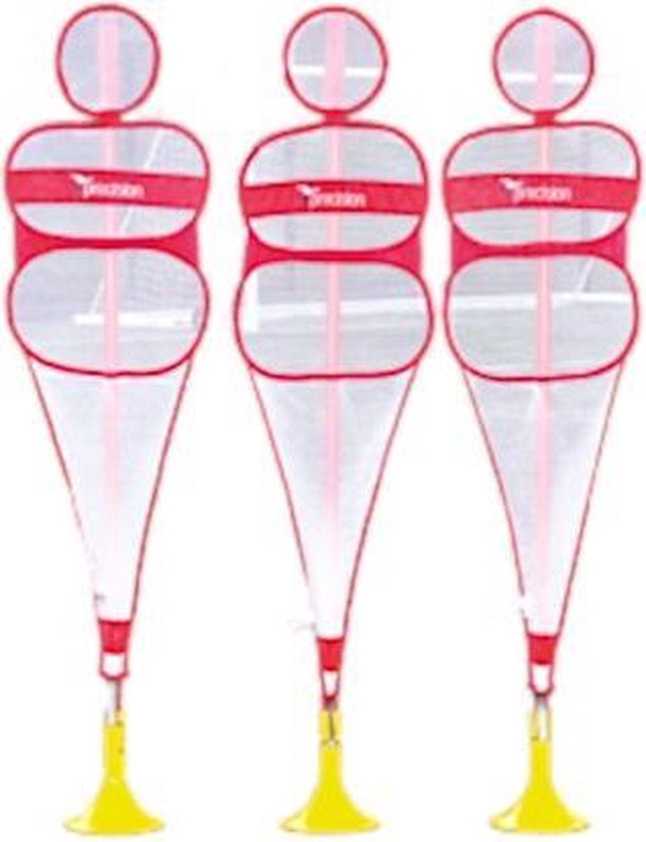 Precision Trainingspoppen 170 Cm Polyester Wit/rood 4-delig