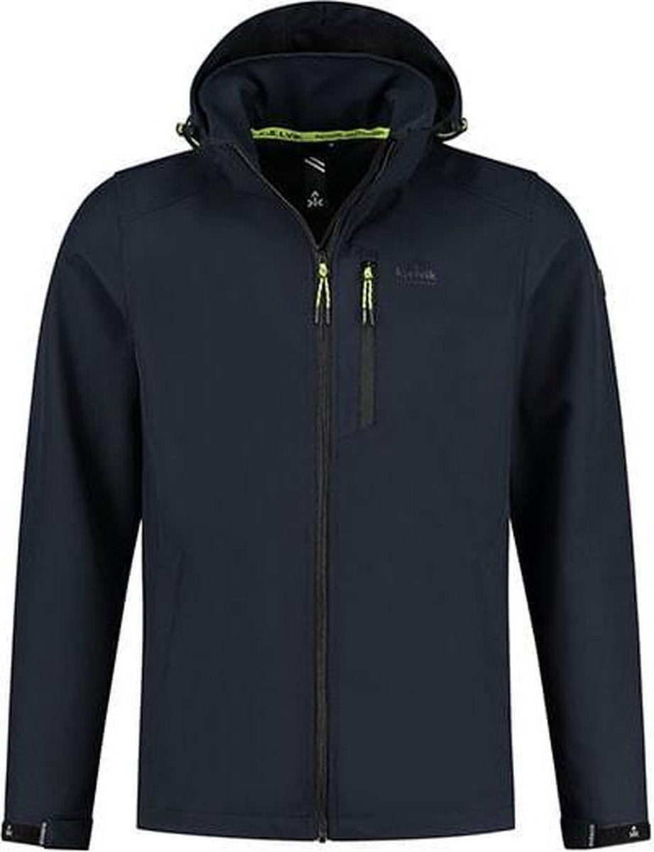 Kjelvik heren softshell jas Jace navy - maat 5XL