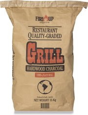AMB - White Quebracho Houtskool - 15Kg in een zak - Restaurant kwaliteit
