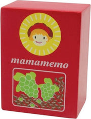 Mama Memo Doosje Rozijnen Hout 6 Cm Rood